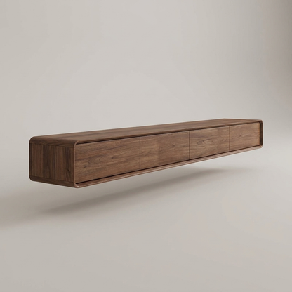 Havn floating TV stand - side profile
