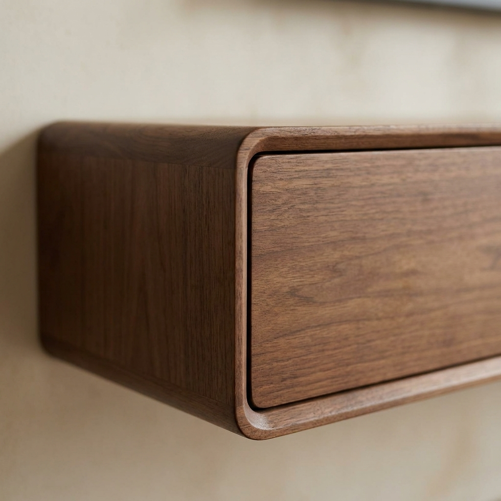 Havn floating TV stand - detail