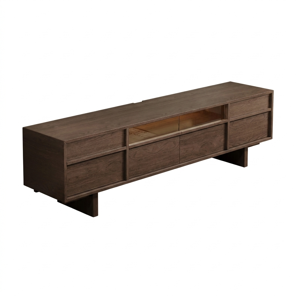 Verso TV stand - white background