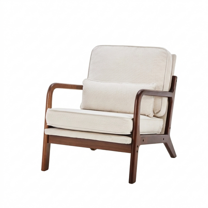 Ellis accent chair - white background