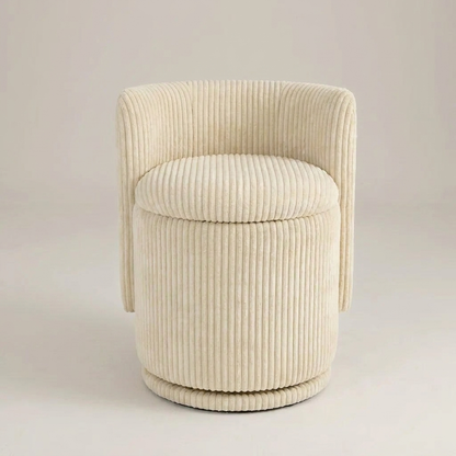 Coral vanity chair - front view