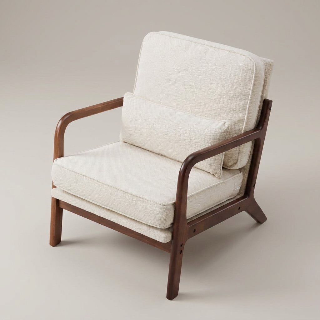 Ellis accent chair - overhead view