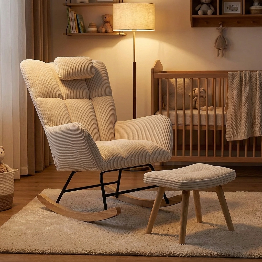 Nest rocking chair - lifestyle evening