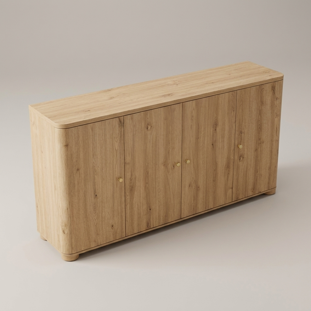 Maren buffet cabinet - overhead view