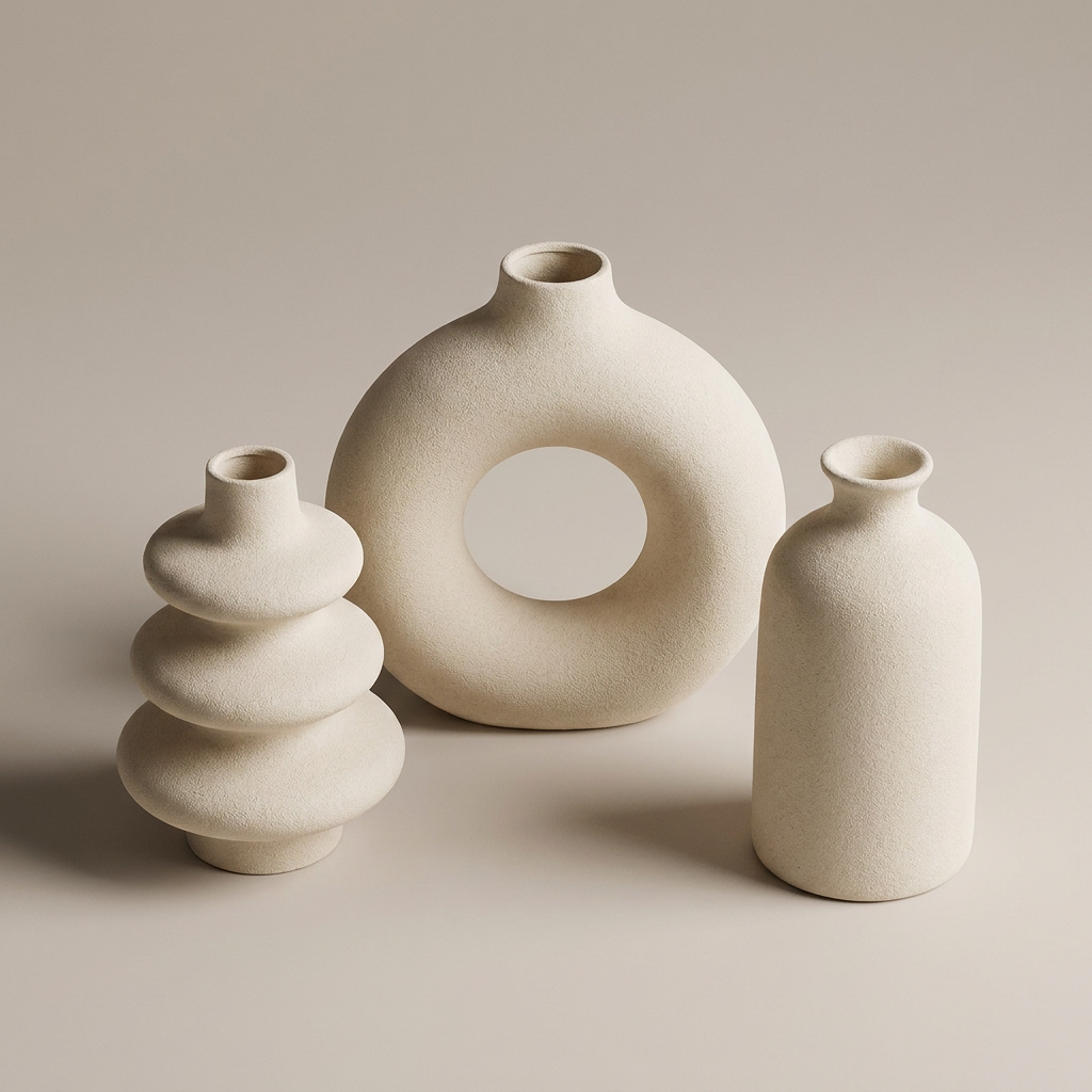 Dune vase set - overhead view