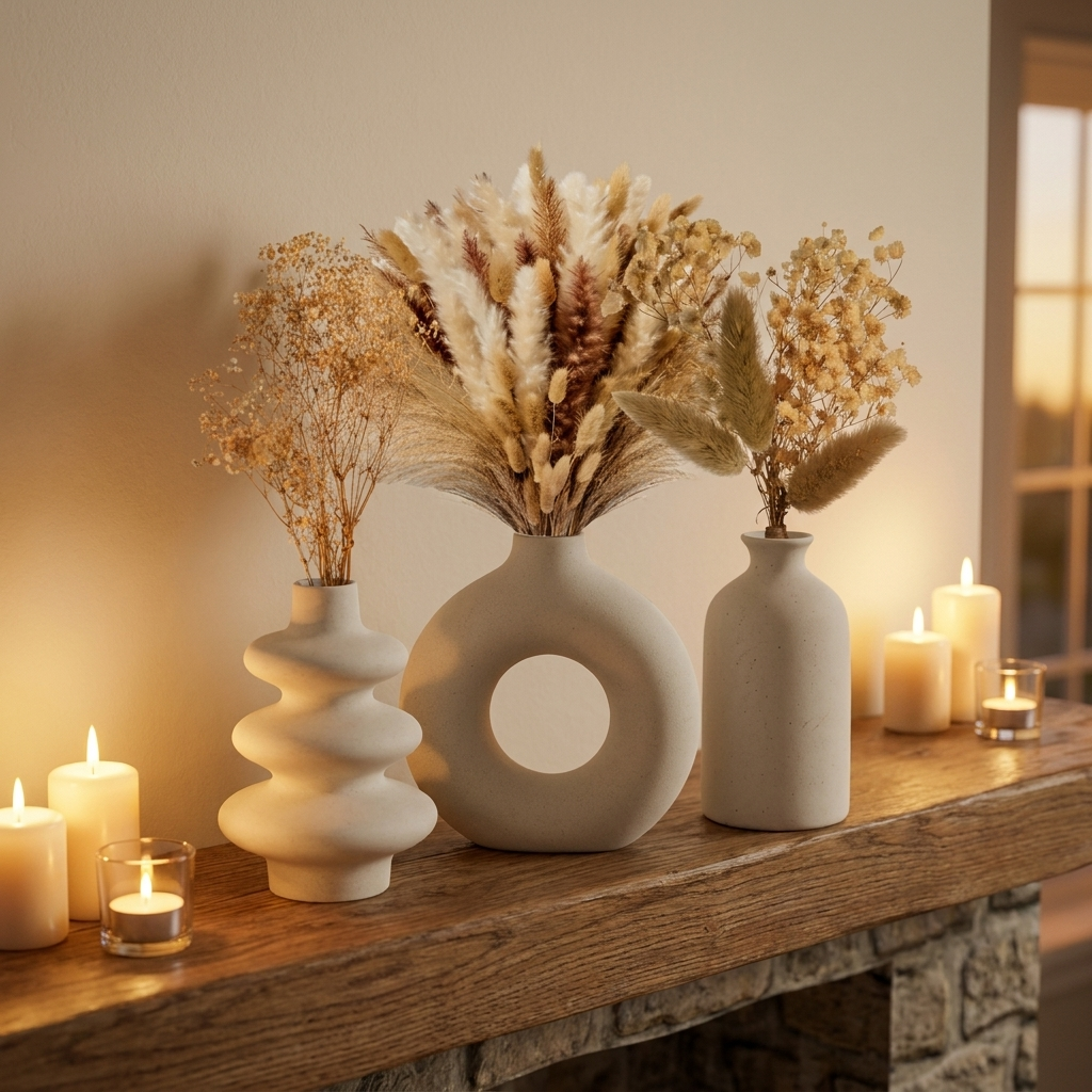 Dune vase set - lifestyle evening