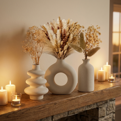 Dune vase set - lifestyle evening