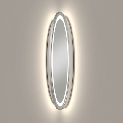 Luna LED mirror - side profile