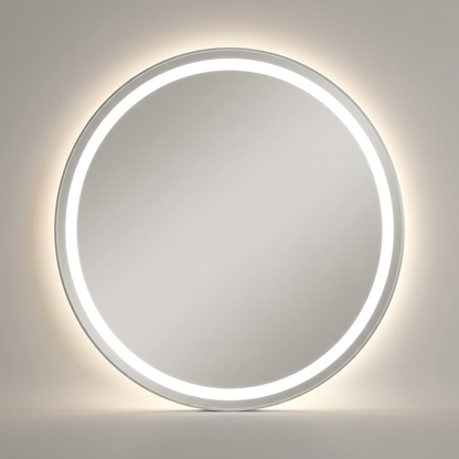 Luna LED mirror - front view