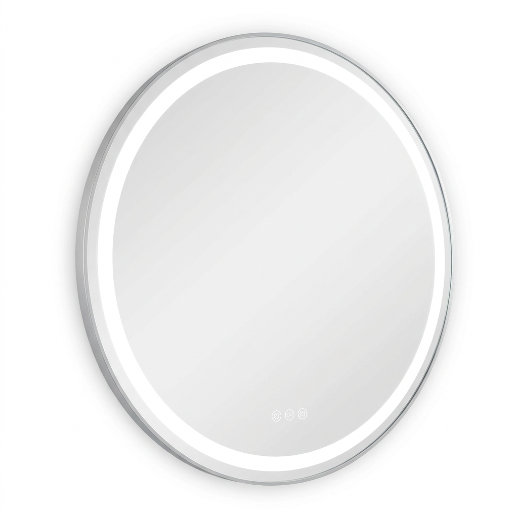 Luna LED mirror - white background