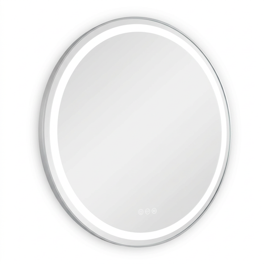 Luna LED mirror - white background