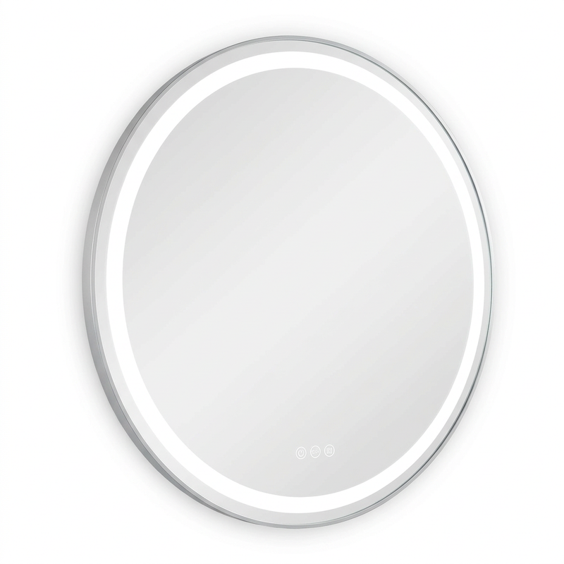 Luna LED mirror - white background