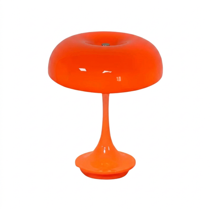 Morel mushroom lamp - white background