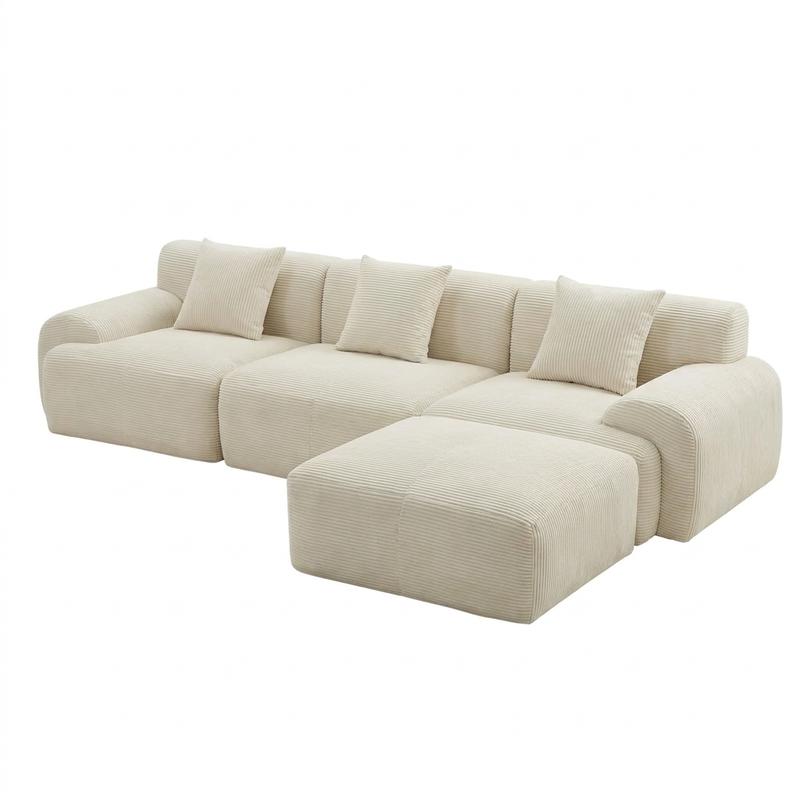 Mellow sectional sofa - white background