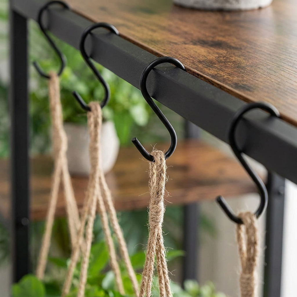 Fern plant stand - detail