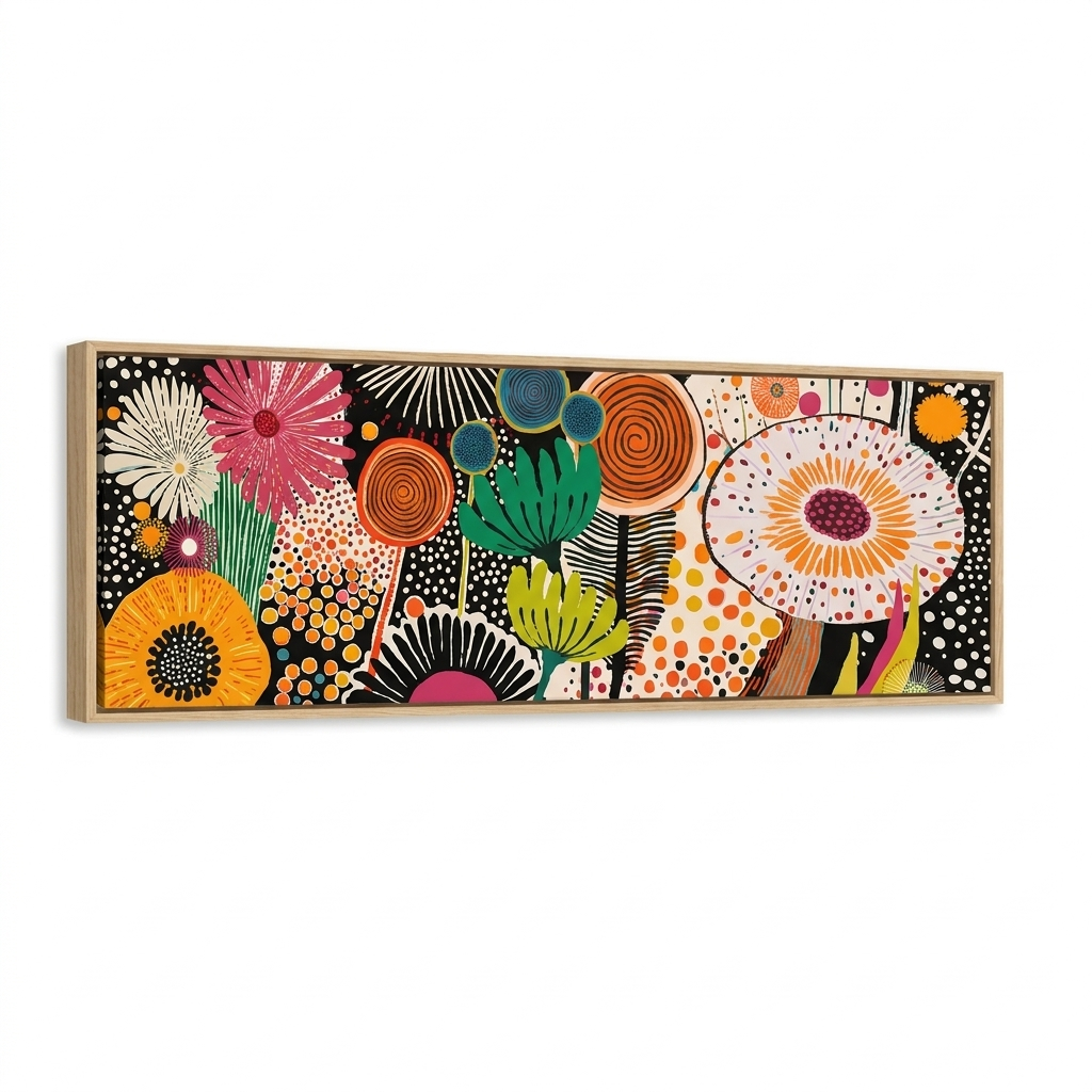 Bloom canvas print - white background