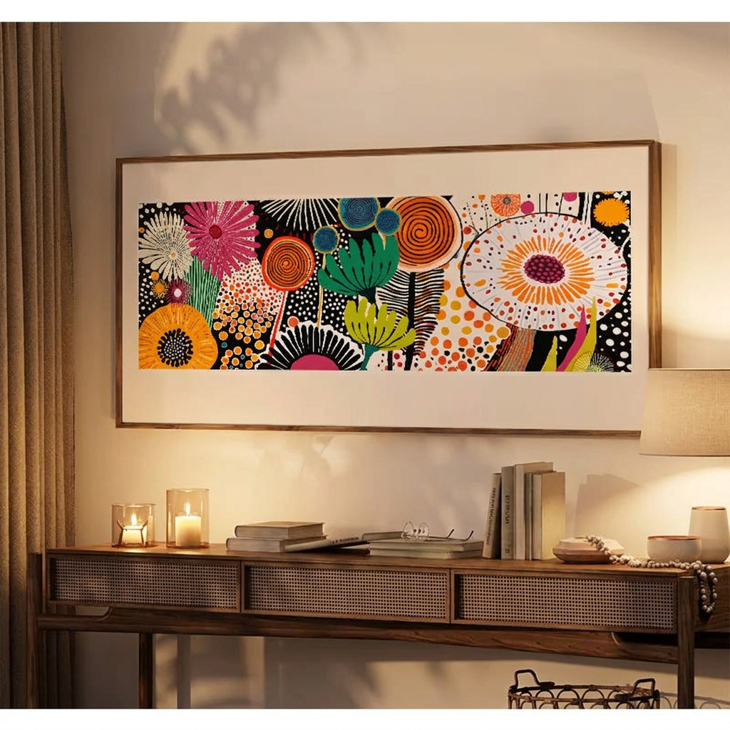 Bloom canvas print - lifestyle evening