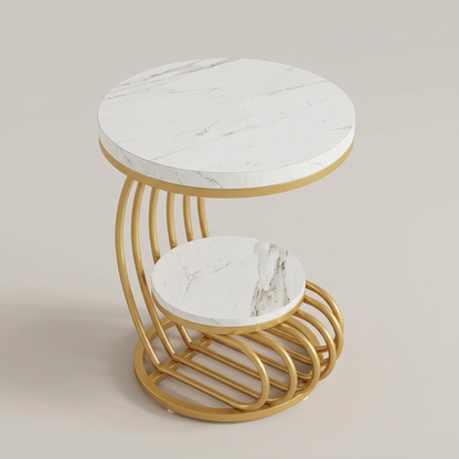 Gilda end table - overhead view