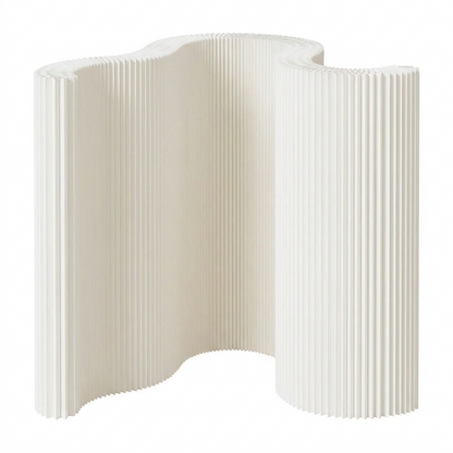 Pleat room divider - white background