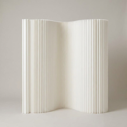 Pleat room divider - front view