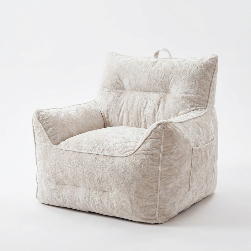 Snug bean bag chair - white background