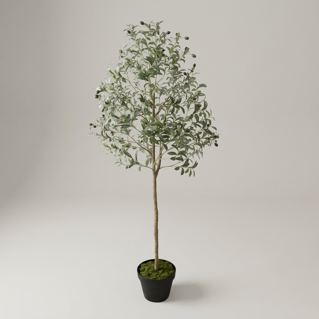 Olea olive tree - overhead view