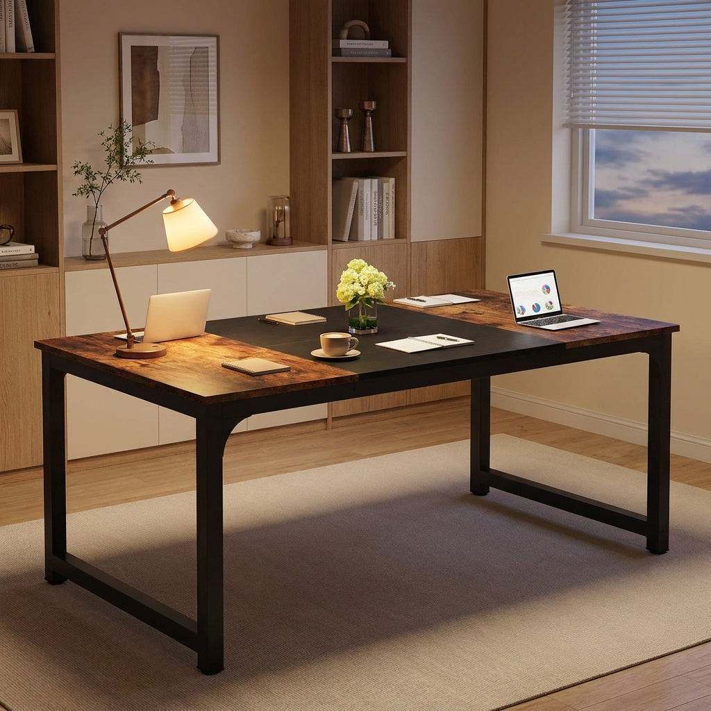 Forde desk - lifestyle evening