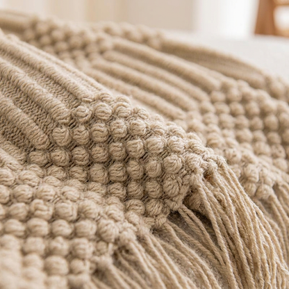 Brae throw blanket - detail