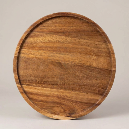 Orla wood tray - front view